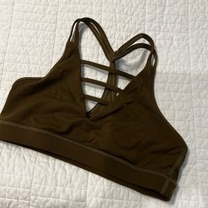 Zyia Grid Bra in Olive